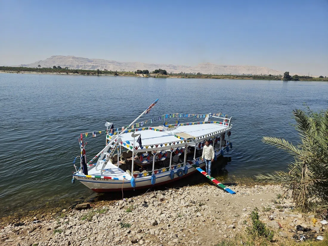 Nile Sunset Felucca to Banana Island, Luxor